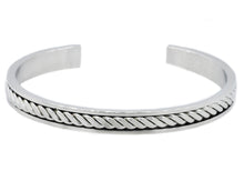 Load image into Gallery viewer, Mens Stainless Steel Bangle - Blackjack Jewelry