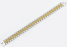 Load image into Gallery viewer, Mens Gold Stainless Steel Watch Link Bracelet - Blackjack Jewelry