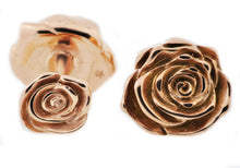 Load image into Gallery viewer, Mens Rose Stainless Steel Rose Cuff Links - Blackjack Jewelry