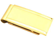 Load image into Gallery viewer, Mens Gold Stainless Steel Money Clip - Blackjack Jewelry
