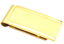 Load image into Gallery viewer, Mens Gold Stainless Steel Money Clip - Blackjack Jewelry