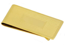 Load image into Gallery viewer, Mens Gold Stainless Steel Money Clip - Blackjack Jewelry