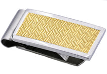 Load image into Gallery viewer, Mens Gold Stainless Steel Money Clip - Blackjack Jewelry