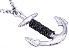 Load image into Gallery viewer, Mens Stainless Steel Anchor Pendant - Blackjack Jewelry