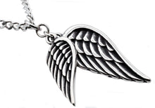 Load image into Gallery viewer, Mens Stainless Steel Wings Pendant - Blackjack Jewelry