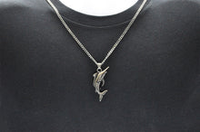 Load image into Gallery viewer, Mens Stainless Steel Sword Fish Pendant - Blackjack Jewelry
