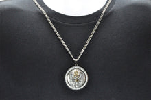 Load image into Gallery viewer, Mens Stainless Steel Lion Pendant With Cubic Zirconia - Blackjack Jewelry