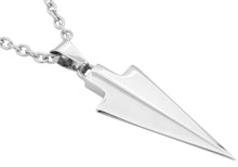 Load image into Gallery viewer, Mens Stainless Steel Arrow Head Pendant - Blackjack Jewelry