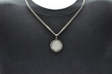 Load image into Gallery viewer, Mens Stainless Steel Saint Christopher Protect Us Pendant - Blackjack Jewelry