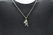 Load image into Gallery viewer, Mens Stainless Steel Lion Pendant - Blackjack Jewelry