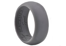 Load image into Gallery viewer, Mens Sports Gray Silicone Band - Blackjack Jewelry