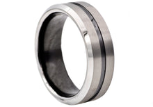 Load image into Gallery viewer, Mens Tungsten Band Ring - Blackjack Jewelry