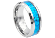 Load image into Gallery viewer, Mens Tungsten Band Ring - Blackjack Jewelry