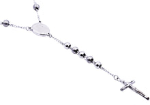 Load image into Gallery viewer, Mens Stainless Steel Rosary - Blackjack Jewelry
