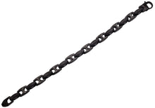 Load image into Gallery viewer, Mens Black Stainless Steel Anchor Chain Bracelet - Blackjack Jewelry
