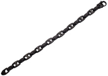Load image into Gallery viewer, Mens Black Stainless Steel Anchor Chain Bracelet - Blackjack Jewelry