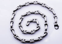 Load image into Gallery viewer, Mens Stainless Steel Anchor Link Chain Necklace - Blackjack Jewelry