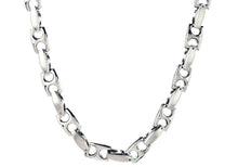 Load image into Gallery viewer, Mens Stainless Steel Anchor Link Chain Necklace - Blackjack Jewelry

