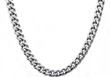 Load image into Gallery viewer, Mens 10mm Stainless Steel Cuban Link Chain Necklace With Box Clasp - Blackjack Jewelry