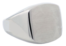 Load image into Gallery viewer, Mens Stainless Steel Signet Ring - Blackjack Jewelry

