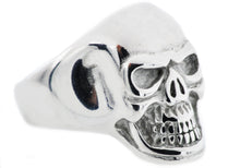 Load image into Gallery viewer, Mens Stainless Steel Skull Ring - Blackjack Jewelry