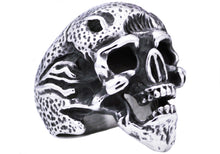 Load image into Gallery viewer, Mens Stainless Steel Skull Ring - Blackjack Jewelry