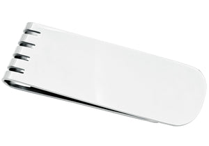 Mens Polished Stainless Steel Money Clip