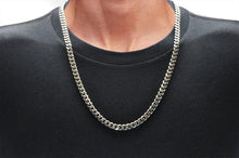Load image into Gallery viewer, Mens 7mm Stainless Steel Curb 24&quot; Link Chain Necklace

