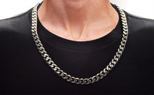 Load image into Gallery viewer, Mens 10mm Stainless Steel Curb Link Chain Necklace
