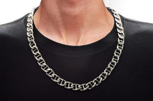 Load image into Gallery viewer, Mens Stainless Steel Mariner Link Chain Set
