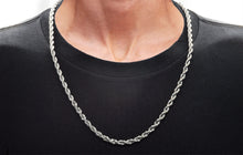 Load image into Gallery viewer, Mens 5MM Stainless Steel 24&quot; Rope Chain Necklace
