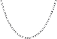 Load image into Gallery viewer, Mens 4MM Stainless Steel Figaro Link Chain Necklace
