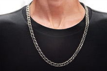 Load image into Gallery viewer, Mens Stainless Steel Double Link Chain Set
