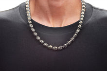 Load image into Gallery viewer, Mens Stainless Steel Skull Chain Necklace
