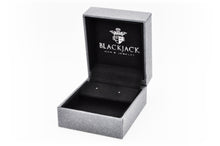 Load image into Gallery viewer, Men&#39;s 8mm Gold Plated Stainless Steel Floral Stud Earrings
