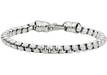 Load image into Gallery viewer, Mens Stainless Steel Rolo Link Bracelet - Blackjack Jewelry
