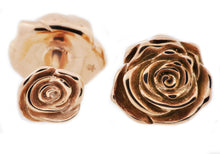 Load image into Gallery viewer, Mens Rose Stainless Steel Rose Cuff Links - Blackjack Jewelry
