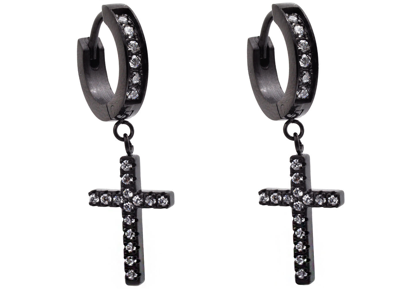 ★SENTIMENTS★ NO.474 [BLACK] KONT CROSS EARRING 51BqbS9YDRL._UY1000_.jpg