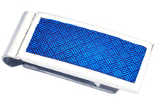 Load image into Gallery viewer, Copy of Mens Blue Stainless Steel Money Clip - Blackjack Jewelry
