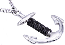 Load image into Gallery viewer, Mens Stainless Steel Anchor Pendant - Blackjack Jewelry
