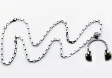 Load image into Gallery viewer, Mens Stainless Steel Headphone Pendant - Blackjack Jewelry
