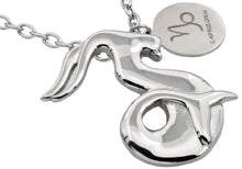 Load image into Gallery viewer, Mens Stainless Steel Zodiac Capricorn Pendant - Blackjack Jewelry
