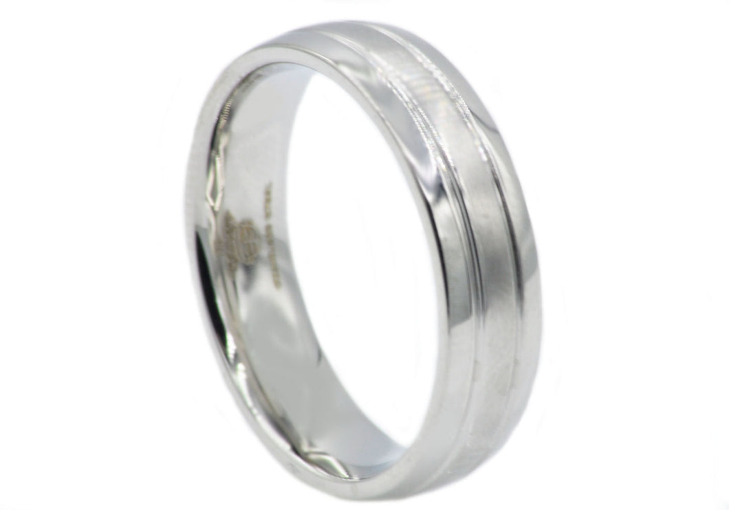 Mens Stainless Steel Band - Blackjack Jewelry