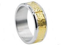 Load image into Gallery viewer, Mens Gold Stainless Steel Band - Blackjack Jewelry
