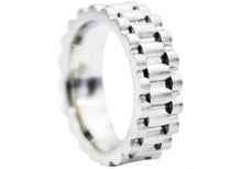 Load image into Gallery viewer, Mens Stainless Steel Band Ring - Blackjack Jewelry
