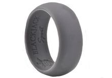 Load image into Gallery viewer, Mens Sports Gray Silicone Band - Blackjack Jewelry
