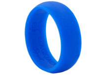 Load image into Gallery viewer, Mens Sports Blue Silicone Band - Blackjack Jewelry
