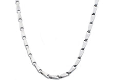 Load image into Gallery viewer, Mens Stainless Steel Bullet Link Chain Necklace - Blackjack Jewelry
