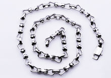 Load image into Gallery viewer, Mens Stainless Steel Bicycle Link Chain Necklace - Blackjack Jewelry
