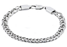 Load image into Gallery viewer, Mens Stainless Steel Double Link Chain Bracelet - Blackjack Jewelry
